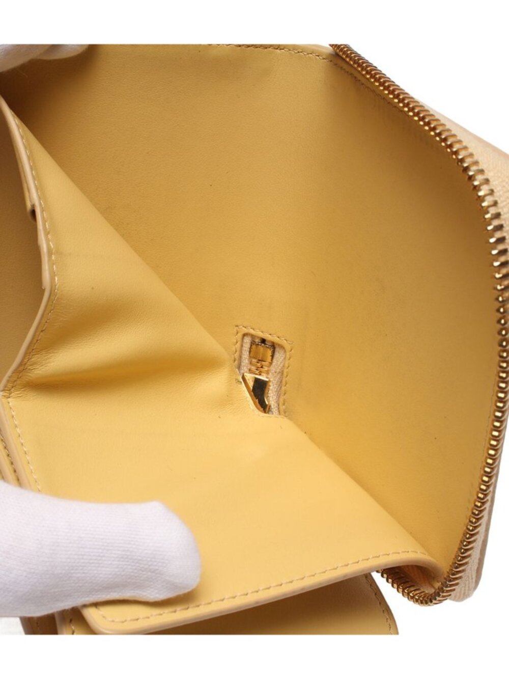 Celine Bifold Wallet Yellow - Picture 8 of 10